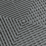 PVC kliktegels - 40x40cm - 34 stuks - 5,44m² - grijs