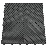 PVC kliktegels - 40x40cm - 34 stuks - 5,44m² - grijs