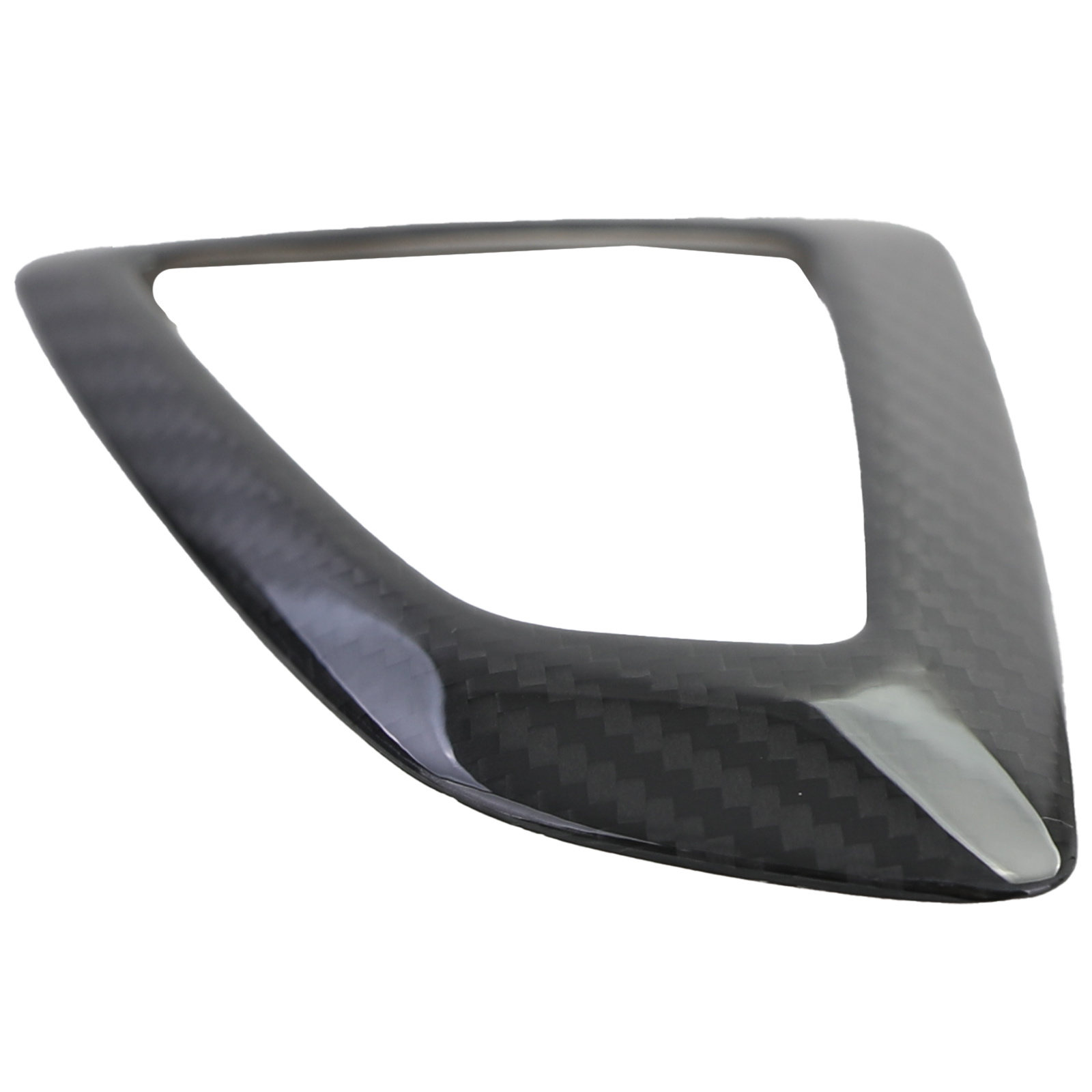 Versnellingspook afdekking geschikt voor BMW 1-serie F20 F21 2011-2019 - carbon-look - zwart