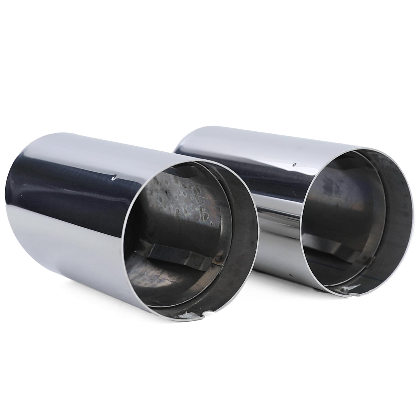 Uitlaatsierstuk - geschikt voor Audi A3 1,4TFSI + 1,8TFSI + 2,0TFSI + 2,0TDI 8V 2/3-D, 8VA 4/5-D 2013-2018 - 80mm - 2 stuks