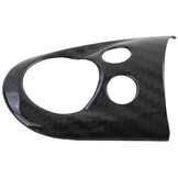 Stuurwiel afdekking - voor Mini One/Cooper/Cooper S R55/R56/R57/R58/R59 2006-2016 - 3-delig - carbon-look - zwart