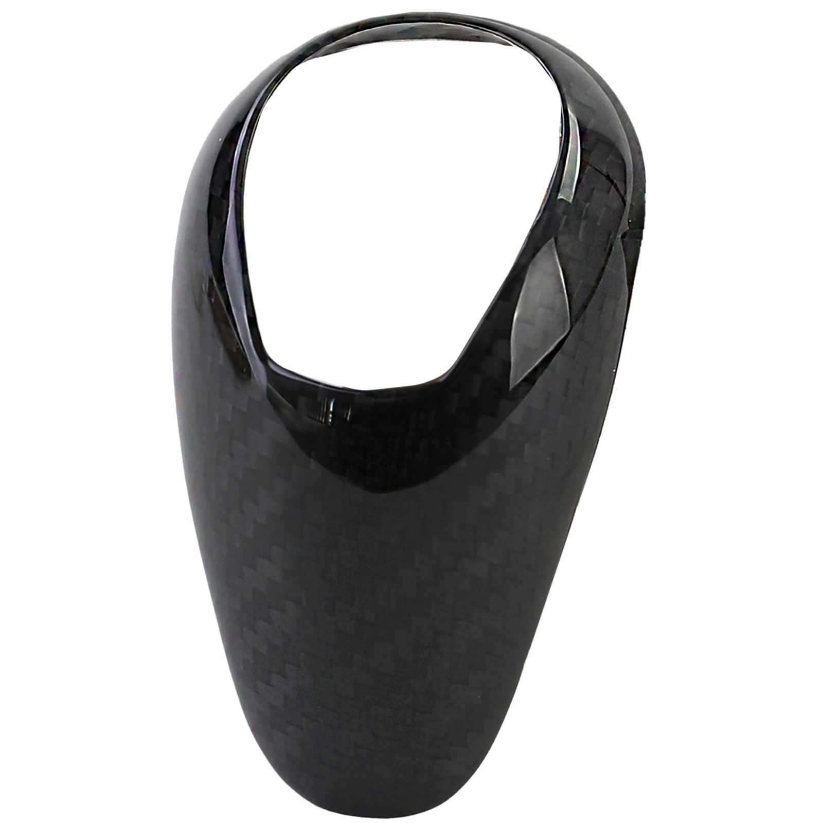 Versnellingspook afdekking - voor BMW 6-serie F06/F12/F13 2010-2018 - carbon-look - zwart