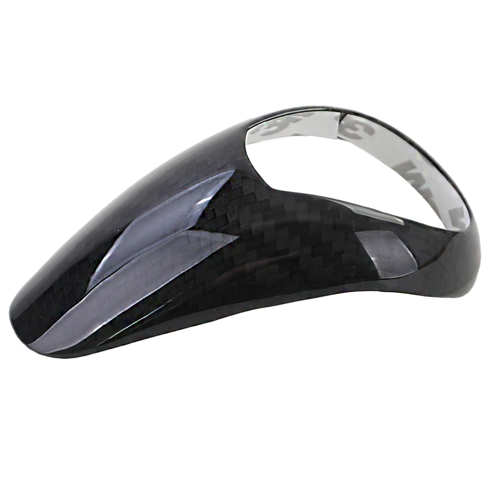 Versnellingspook afdekking - voor BMW 6-serie F06/F12/F13 2010-2018 - carbon-look - zwart