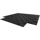 PVC kliktegels - 40x40cm - 34 stuks - 5,44m² - zwart