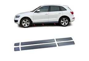Stootstrips - voor Audi Q5 8R 11/ 2008-12/2017 - 6-delig - zwart