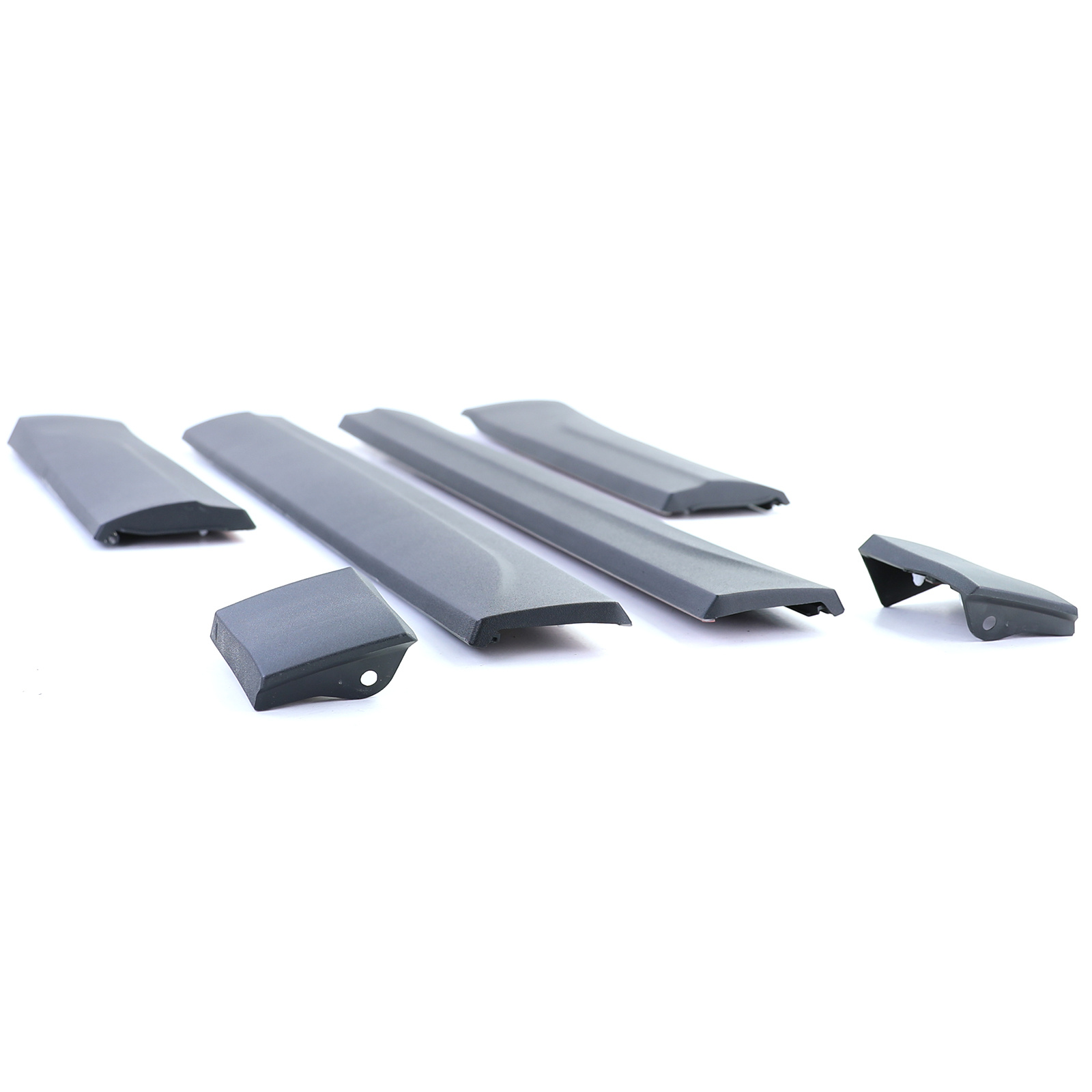 Stootstrips - geschikt voor Audi Q5 8R 11/ 2008-12/2017 - 6-delig - zwart