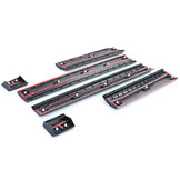 Stootstrips - voor Audi Q5 8R 11/ 2008-12/2017 - 6-delig - zwart