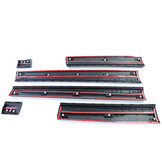 Stootstrips - geschikt voor Audi Q5 8R 11/ 2008-12/2017 - 6-delig - zwart