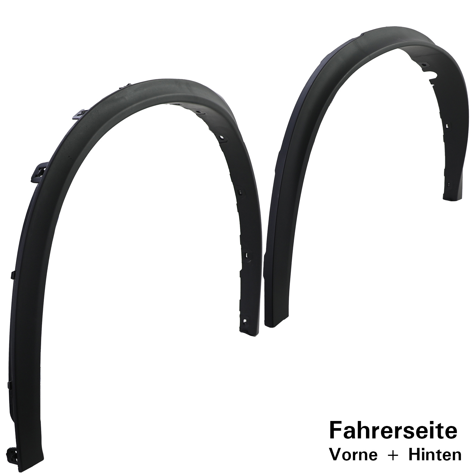 Spatbordverbreders geschikt voor BMW X5 F15 2013-2018 - 4-delig - zwart