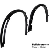 Spatbordverbreders - BMW X5 F15 2013-2018 - 4-delig - zwart