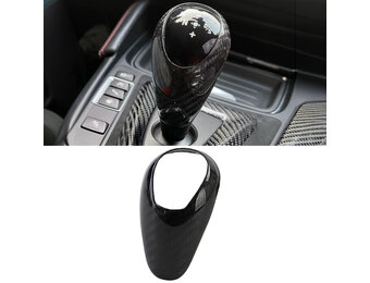 Versnellingspook afdekking - geschikt voor BMW M4 F82/F83 01/2014-2017- carbon-look - zwart
