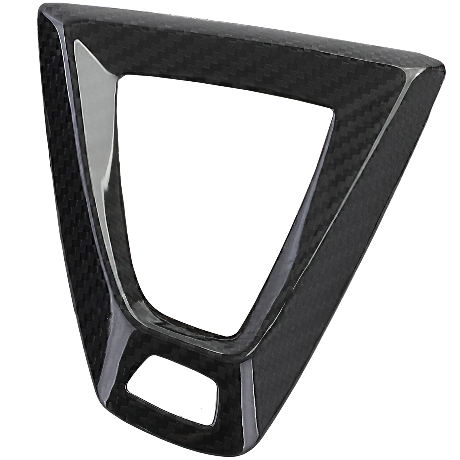 Versnellingspook afdekking geschikt voor BMW M3 F80 2014-2015, M4 F82 2014-2018 - carbon-look - zwart