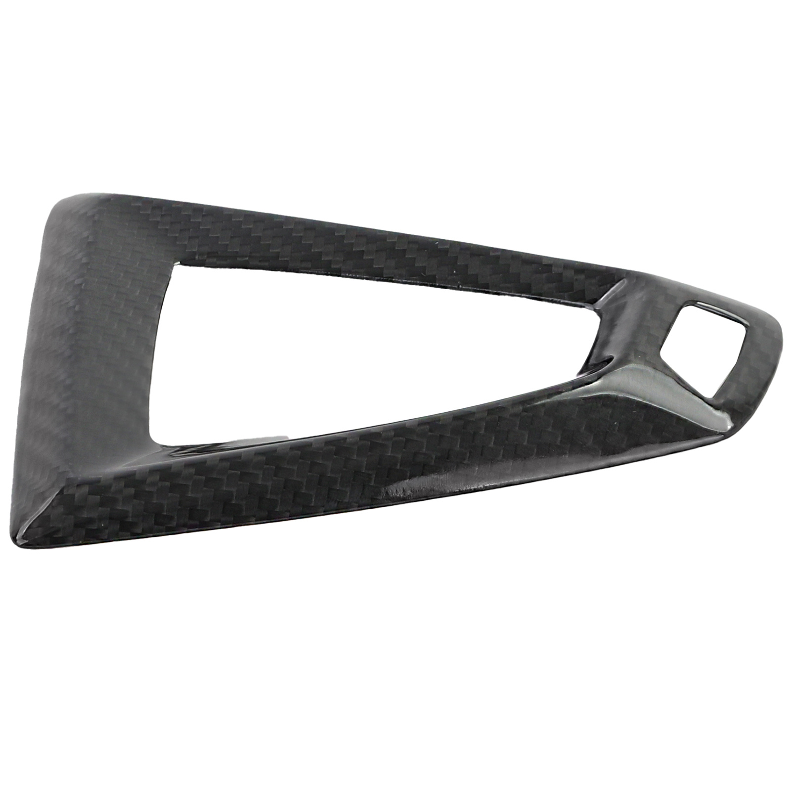 Versnellingspook afdekking geschikt voor BMW M3 F80 2014-2015, M4 F82 2014-2018 - carbon-look - zwart