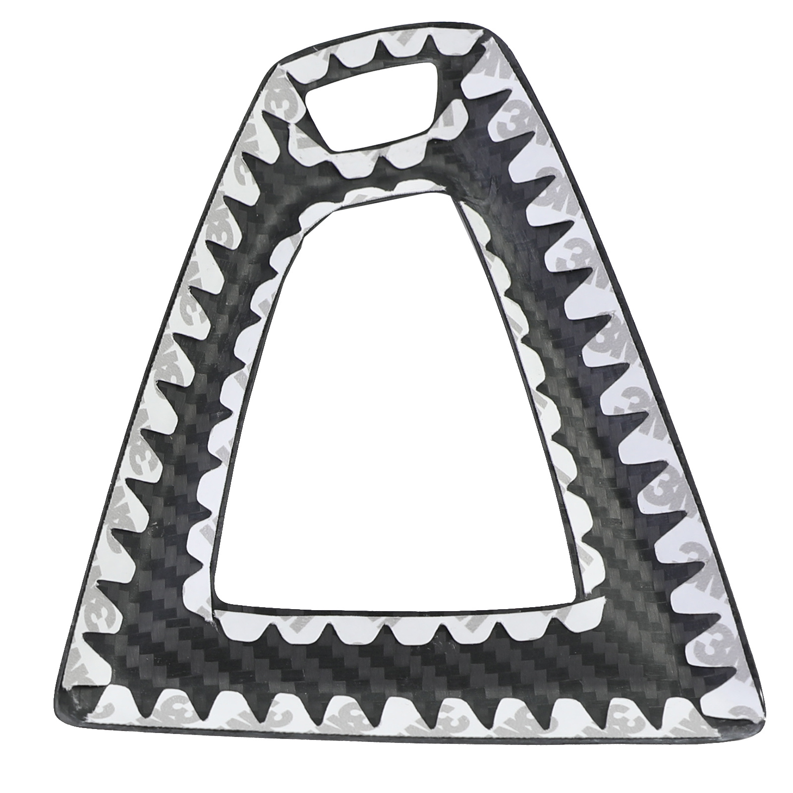 Versnellingspook afdekking geschikt voor BMW M3 F80 2014-2015, M4 F82 2014-2018 - carbon-look - zwart