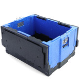 Thermobox - 67,5x48,5x36,9cm - 75L - opvouwbaar - blauw zwart