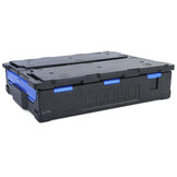 Thermobox - 67,5x48,5x36,9cm - 75L - opvouwbaar - blauw zwart