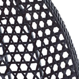 Hangstoel - grijs - 106x102x200cm - met donkerbruine kussens