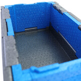 Thermobox - 60x36,5x29,3cm - 40L - opvouwbaar - blauw grijs