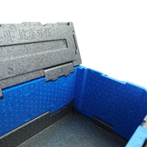 Thermobox - 60x36,5x29,3cm - 40L - opvouwbaar - blauw grijs