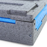 Thermobox - 60x36,5x29,3cm - 40L - opvouwbaar - blauw grijs
