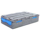 Thermobox - 60x36,5x29,3cm - 40L - opvouwbaar - blauw grijs