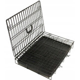 Hondenbench - bench - 92x57x64cm - L - opvouwbaar - zwart