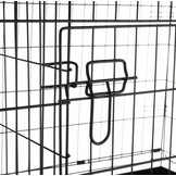 Hondenbench - bench - 92x57x64cm - L - opvouwbaar - zwart