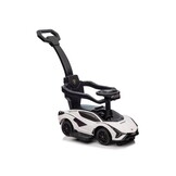 Loopauto met duwstang - Lamborghini - 95x85x44 cm - wit