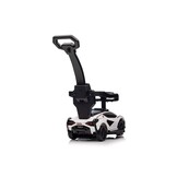 Loopauto met duwstang - Lamborghini - 95x85x44 cm - wit