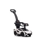 Loopauto met duwstang - Lamborghini - 95x85x44 cm - wit