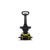 Loopauto met duwstang - Lamborghini - 95x85x44 cm - geel