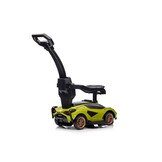 Loopauto met duwstang - Lamborghini - 95x85x44 cm - geel