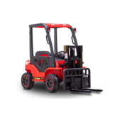 Kinder heftruck - elektrische kinderauto - 148x63x101 cm - rood