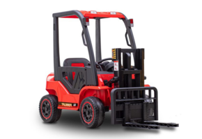 Kinder heftruck - elektrische kinderauto - 148x63x101 cm - rood