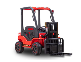Kinder heftruck - elektrische kinderauto - 148x63x101 cm - rood
