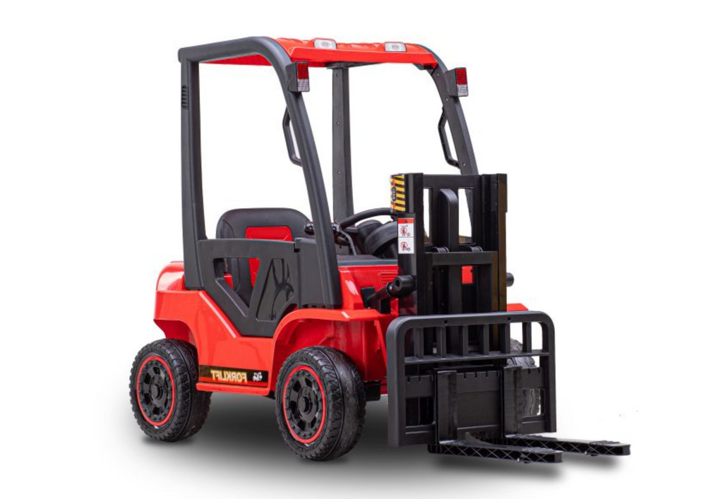 Kinder heftruck - elektrische kinderauto - 148x63x101 cm - rood