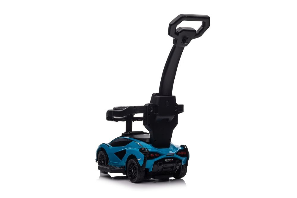 Loopauto met duwstang - Lamborghini - 95x85x44 cm - blauw