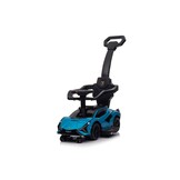 Loopauto met duwstang - Lamborghini - 95x85x44 cm - blauw