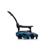 Loopauto met duwstang - Lamborghini - 95x85x44 cm - blauw