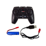 Bestuurbare trekker - RC - met hooi en koe beeldje - groen