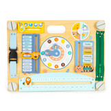 Activiteitenbord - montessori bord - 38x27,5cm - hout - dubbel