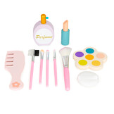 Kaptafel kind - met spiegel & accessoires - 42x16x30cm - roze