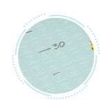 Speelkleed baby - speelmat - 178x193cm - met tas - dubbelzijdig