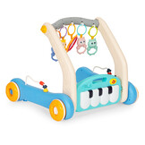 Baby gym - loopwagen - 2in1 - 72x46 cm - blauw