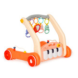 Baby gym - loopwagen - 2in1 - 72x46 cm - oranje