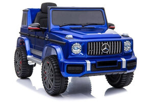 Elektrische kinderauto - Mercedes G63 - 120x75x67cm - blauw