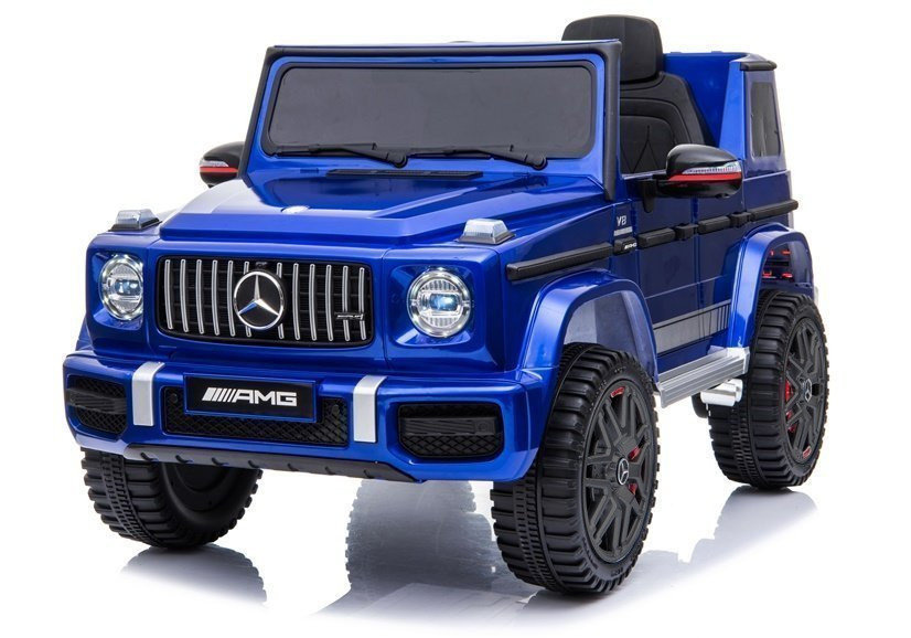 Elektrische kinderauto - Mercedes G63 - 120x75x67cm - blauw