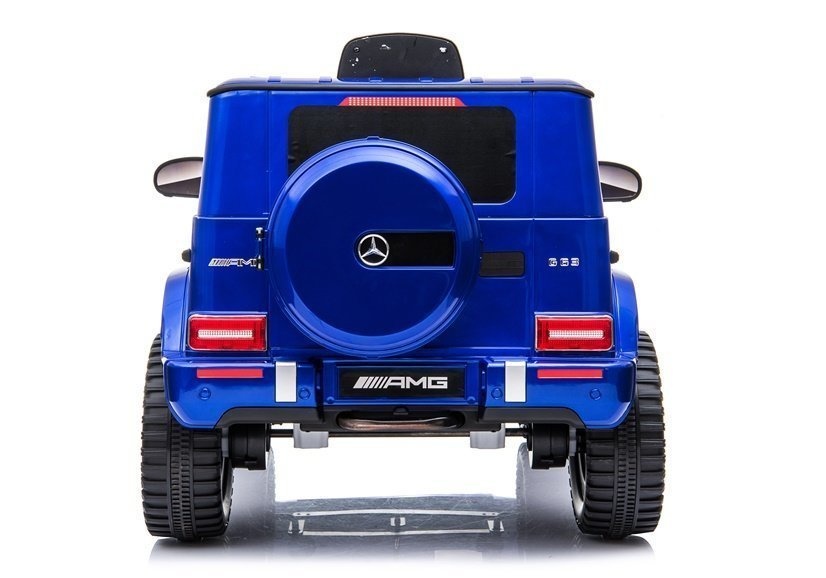 Elektrische kinderauto - Mercedes G63 - 120x75x67cm - blauw