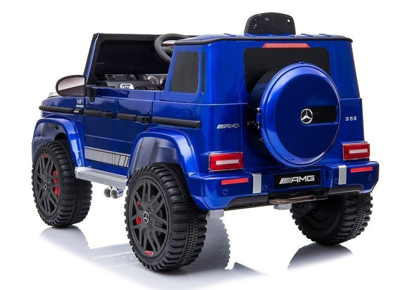 Elektrische kinderauto - Mercedes G63 - 120x75x67cm - blauw
