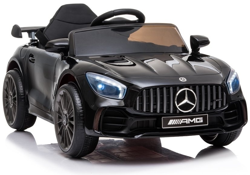 Elektrische kinderauto - Mercedes GTR - 99x55cm - 8km/u - zwart